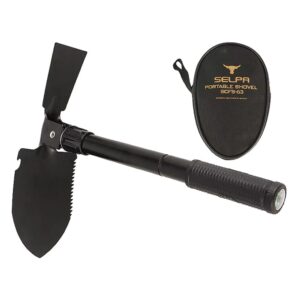 mini foldable shovel available at Buzzy Meadows Homestead in gardeners supply