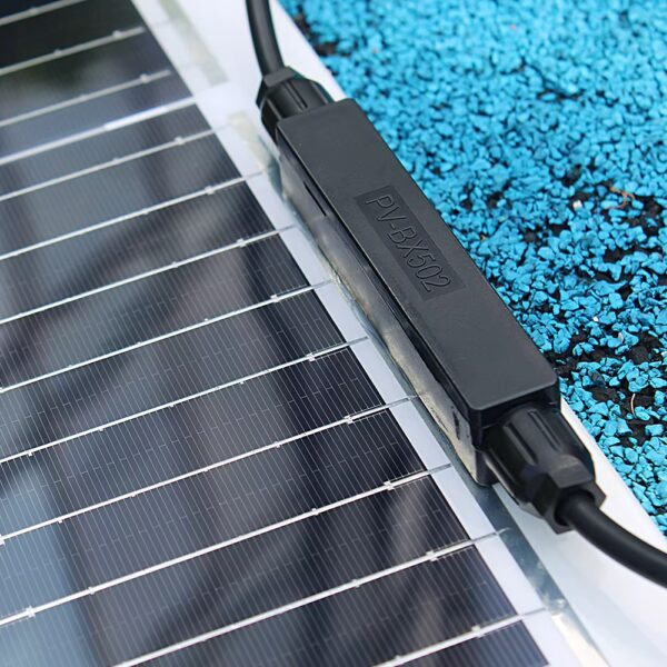 cord of flexible solar panel kit for living off the grid