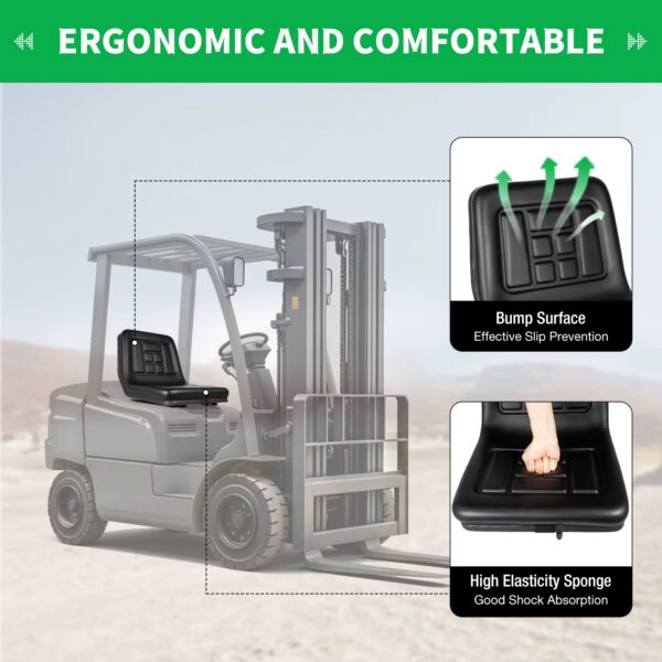 comfortable forklift seat available at Buzzy Meadows Homestead in farm and home supply