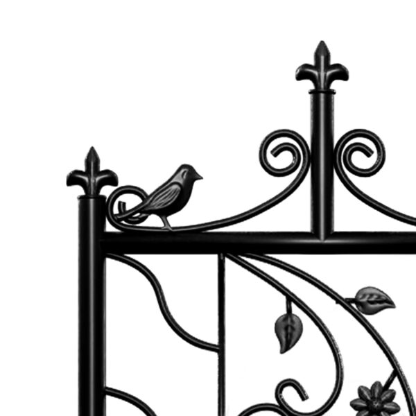 bird and and intricate design of elegant garden trellis 2 pack available at Buzzy Meadows Gardeners Supply